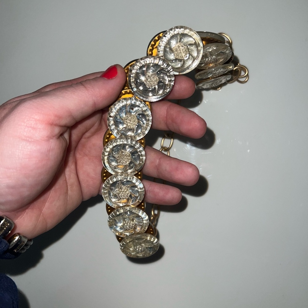 Elegant Gold and Silver Coin necklace